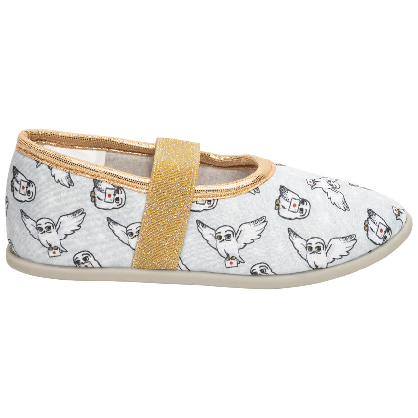 Chaussons babies imprimés Hedwige Warner pour fille 