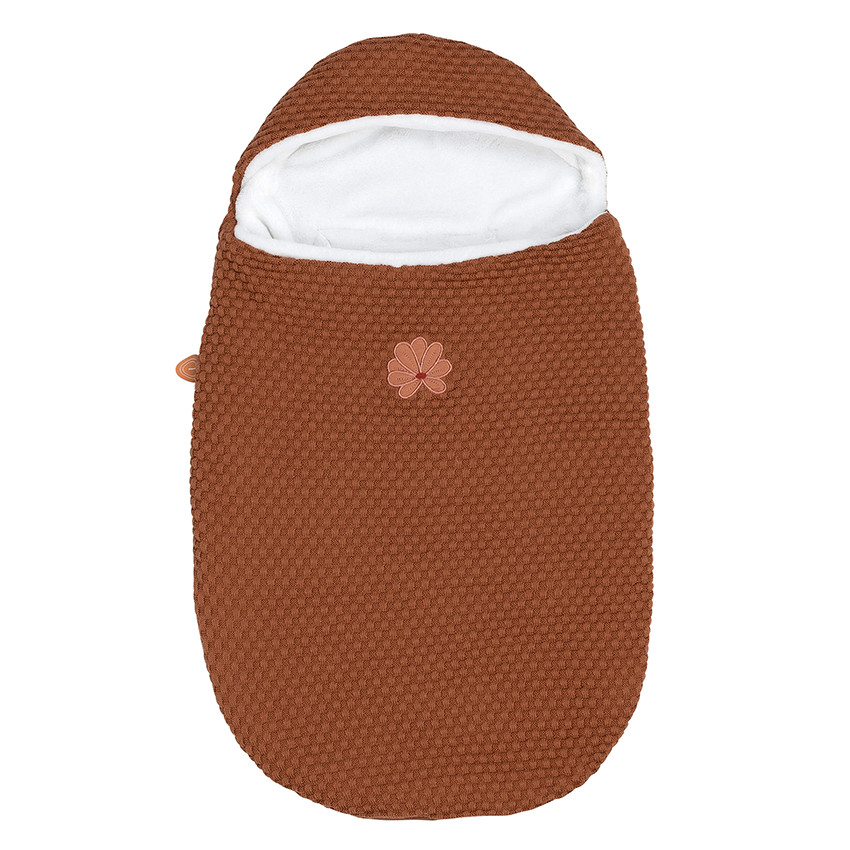 Nid d'ange en tricot 70 cm - Rouille 