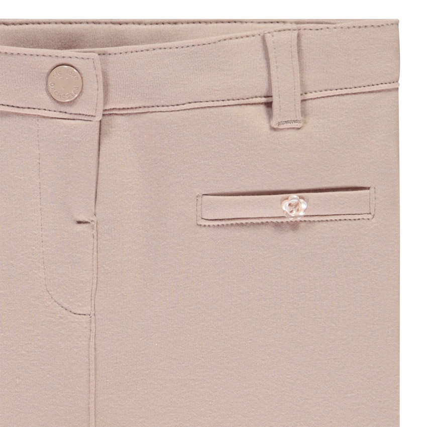 Pantalon en molleton uni pour bébé fille 