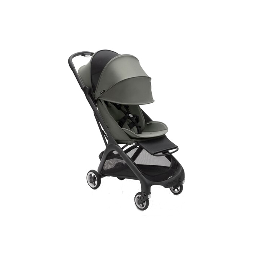 Poussette Butterfly complète - Noir/Vert forêt 