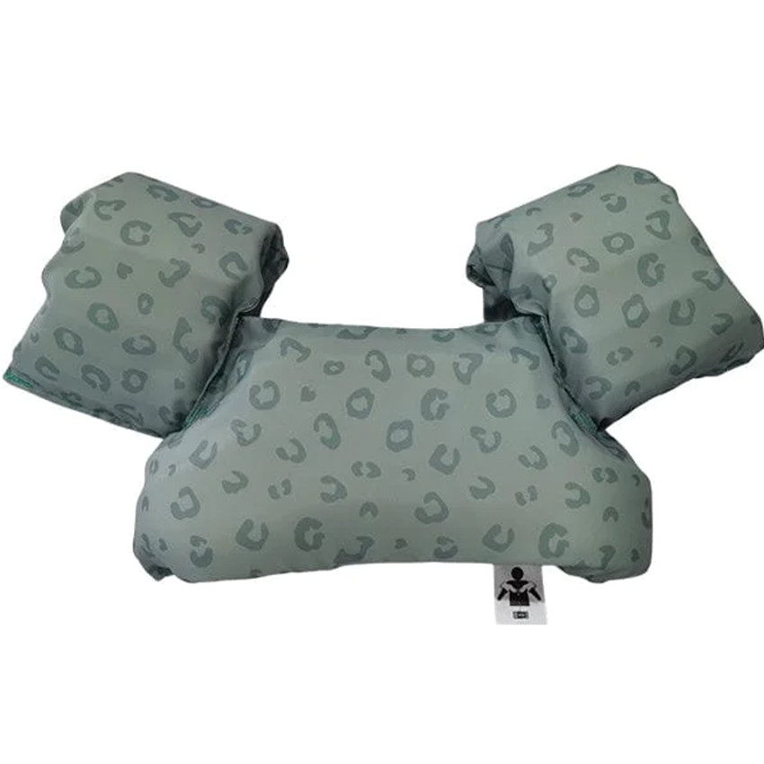 Zwemarmband zwemvest Puddle Jumper Panterprint Groen 2-6 jaar 