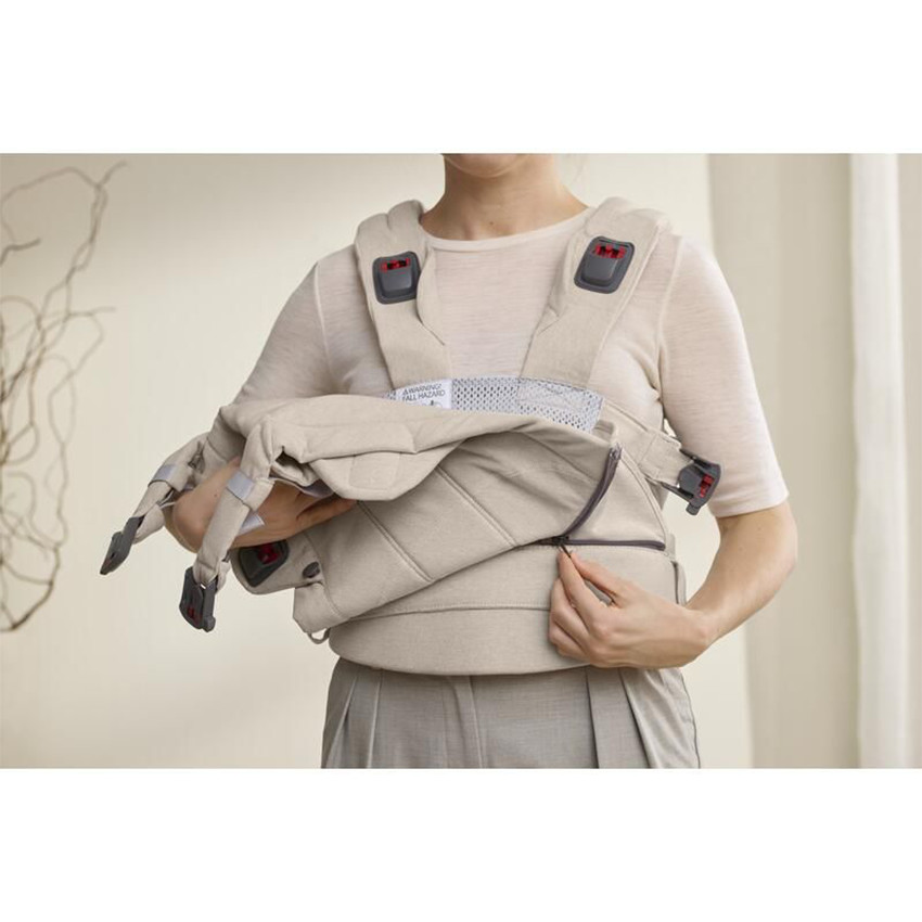 Porte-bébé Harmony Tissé Chiné Beige Clair 