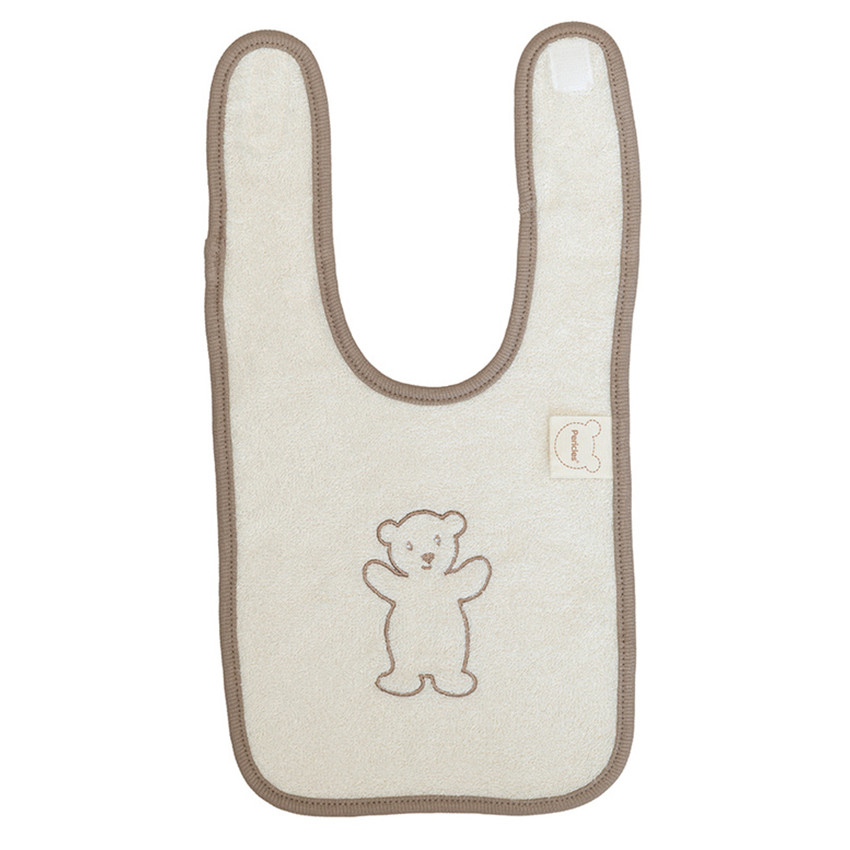 Bavoir Velcro Small Bear Front 