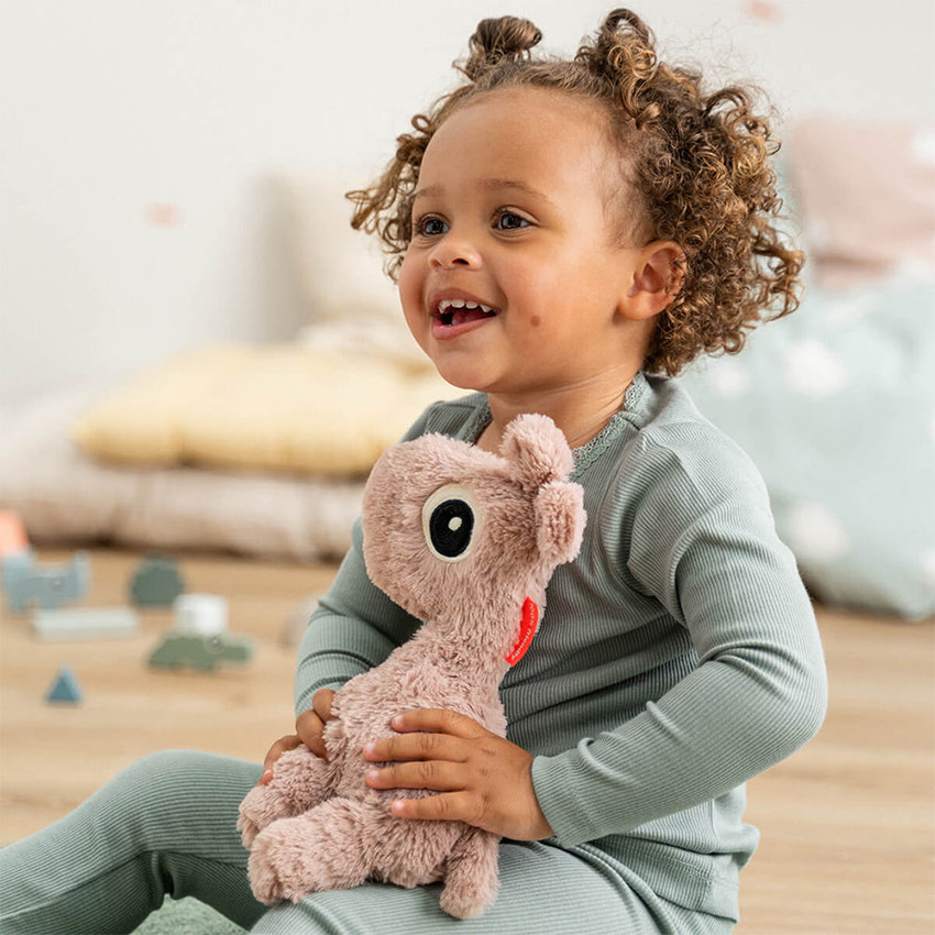 Peluche câlin Bestie 26cm Raffi Rose 