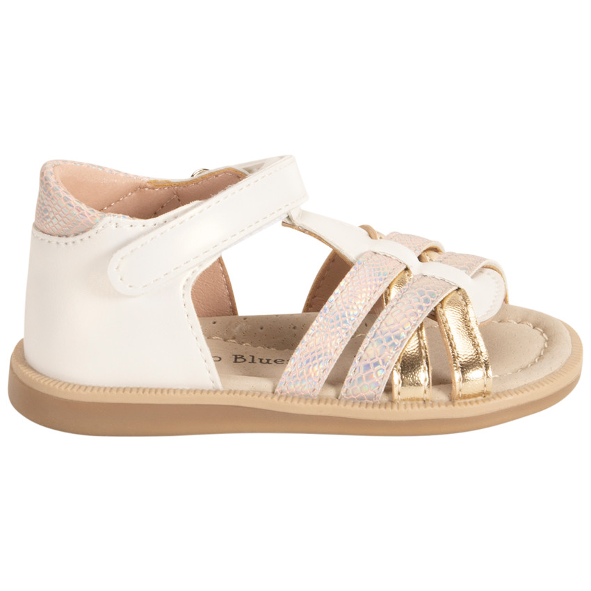 Sandalen met velcro en kruisbandjes voor meisjes 