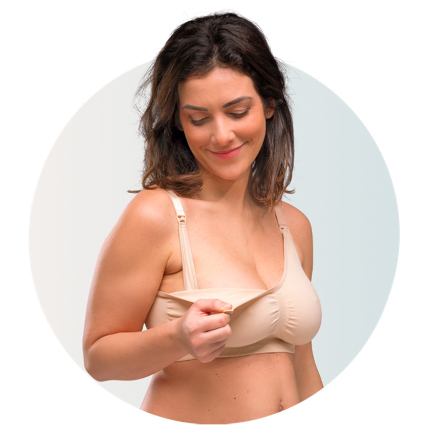 XL - Duo Pack Soutien-gorge d'allaitement Original 1xNoir-1xChair 