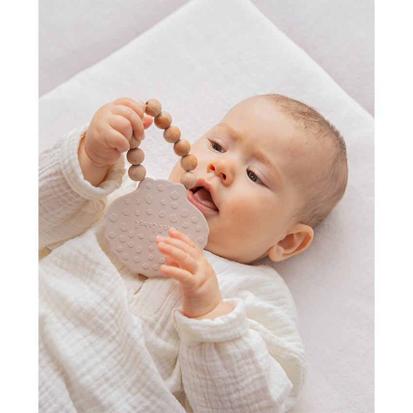 Anneau de dentiotion Coquille silicone Nougat 