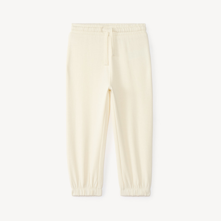 Joggingbroek in effen fleece voor meisjes 
