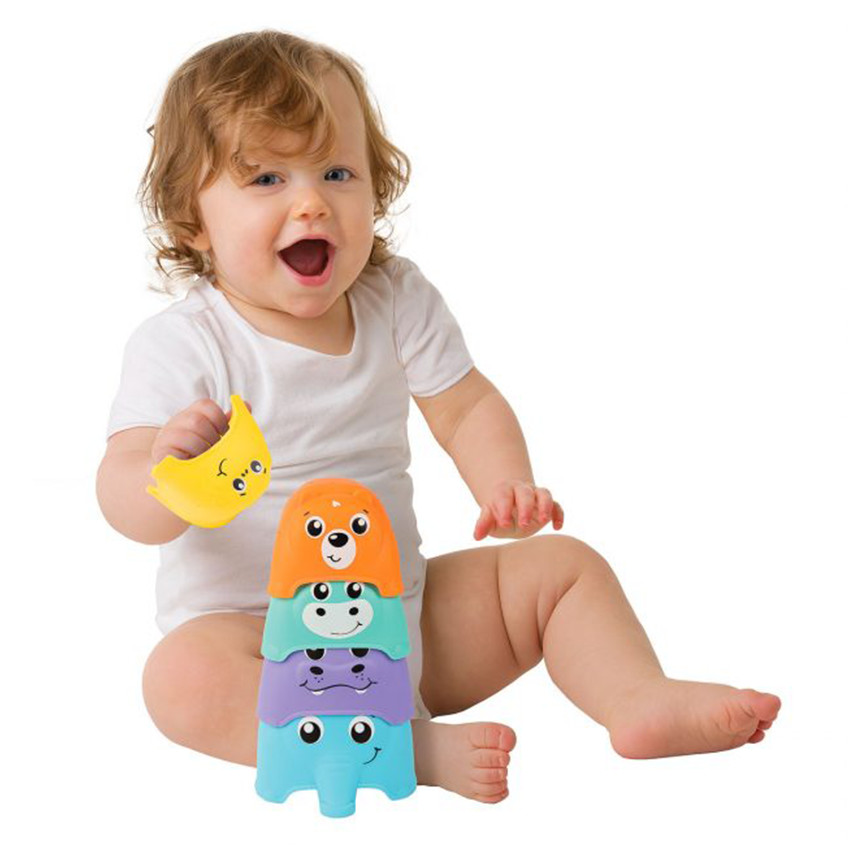 Gobelets Stacks of Animals Sort and Nest Cups 