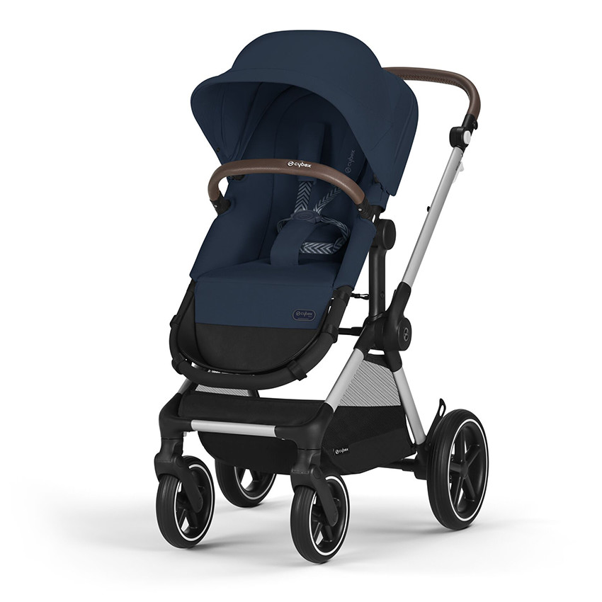 Kinderwagen Eos Lux Silver 2-in-1 Ocean Blue 