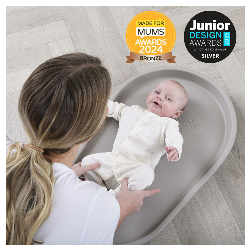 Matelas à langer doux et chaud Squishy Taupe 