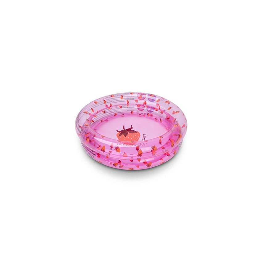 SWIMMING POOL ESSENTIALS-BABY POOL - PINK - STRAWBERRY FIELDS - 0 60 CM 