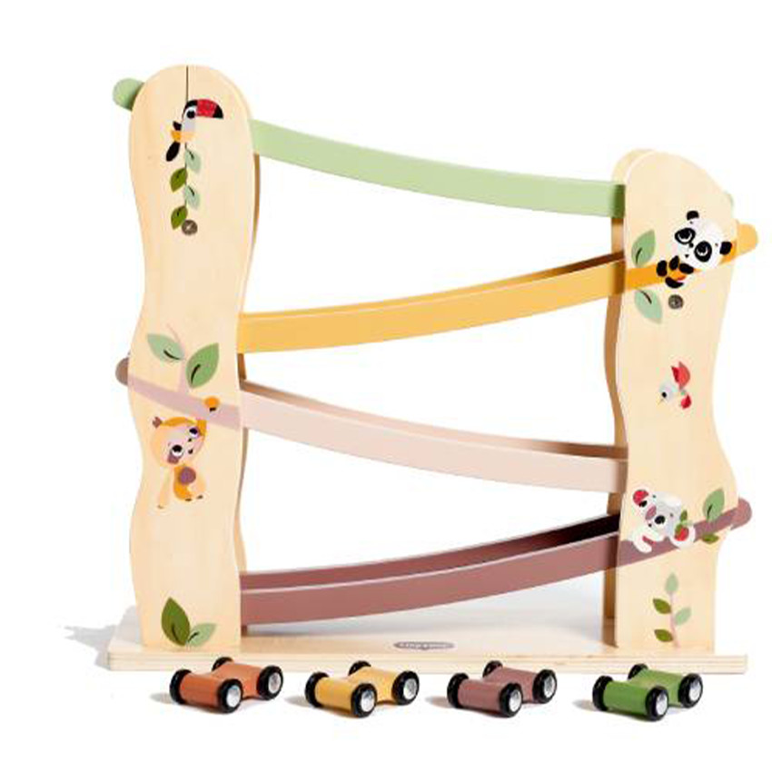 Rail de voitures en bois Boho Chic 