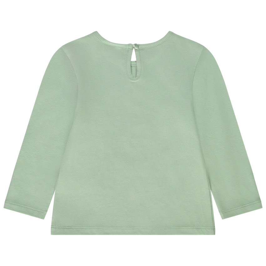 T-shirt manches longues print chat-licorne pour bébé fille 