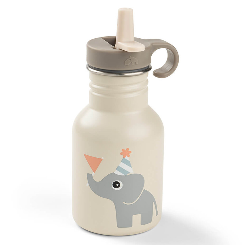 Drinkfles met rietje Tiny Farm Zand 350ML 