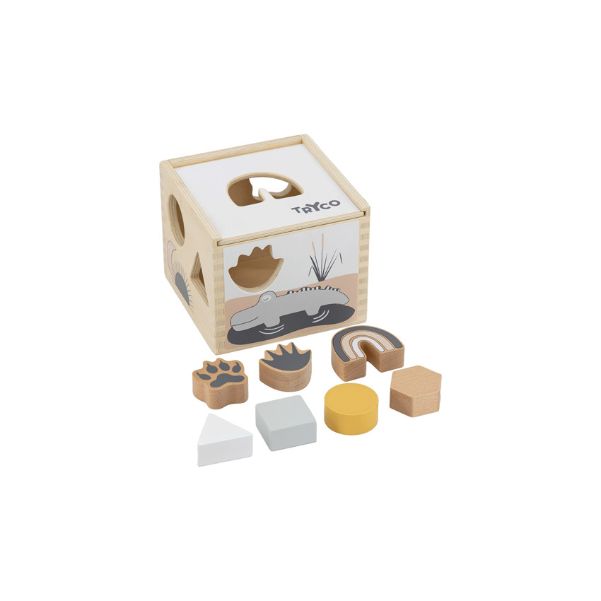 Cube d'activité en bois  