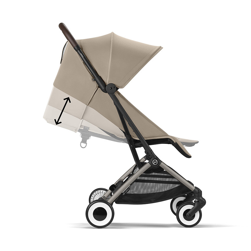 Poussette ultra-compacte Orfeo taupe/almond beige 