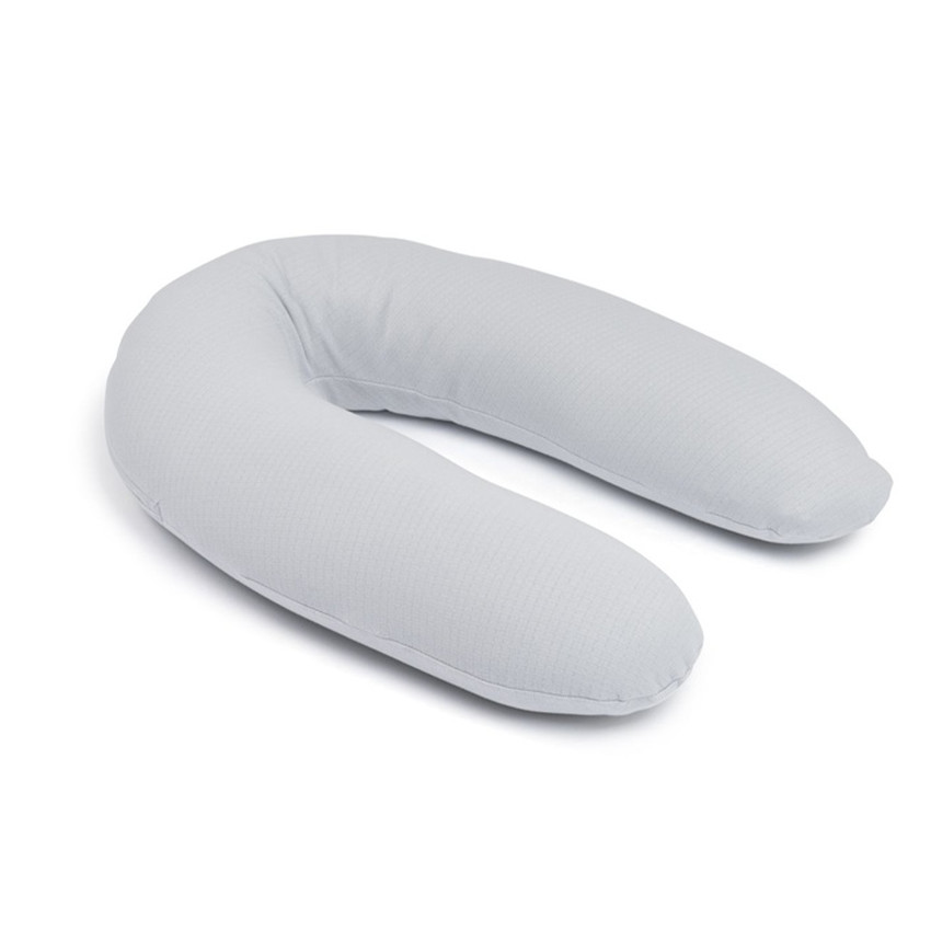 Coussin de grossesse & d'aillaitement Twisty 2-en-1 Pearl Grey 