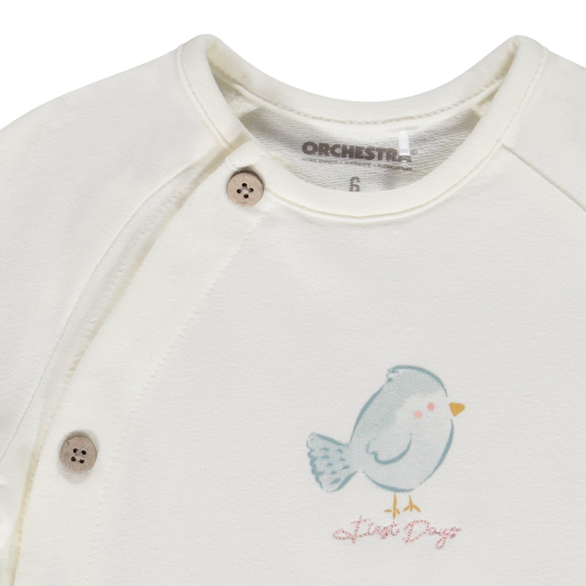 Ensemble 2 pièces effet matelassé pour bébé fille 