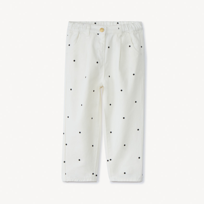 Pantalon fantaisie à pois pour bébé fille  