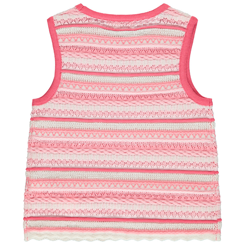 Gaas haakwerk mouwloos top voor meisjes 