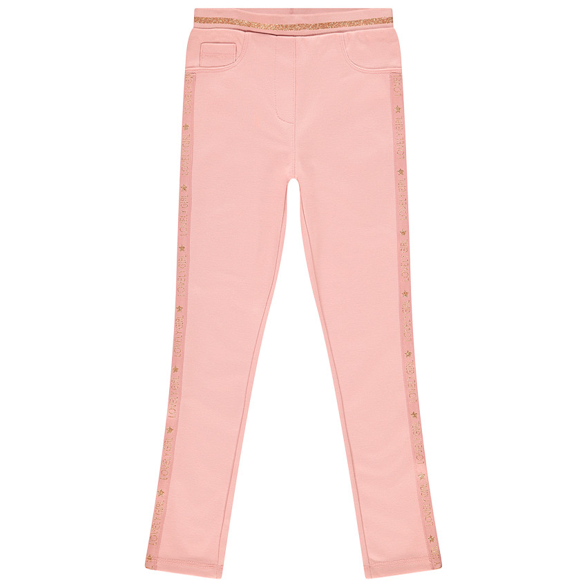 Jegging en milano à bandes latérales pour enfant fille 