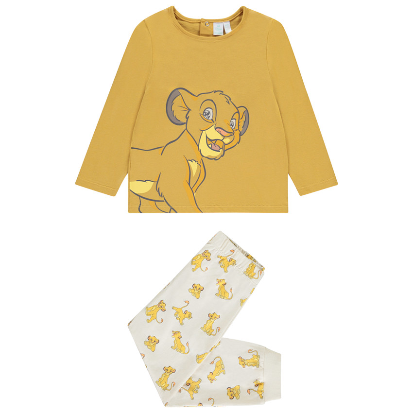 Set pyjama Simba Disney pour bébé garçon avec finitions différentes selon l'âge 