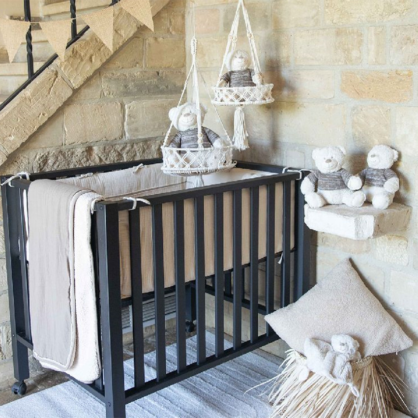 Deken wieg 75x100cm Crème 