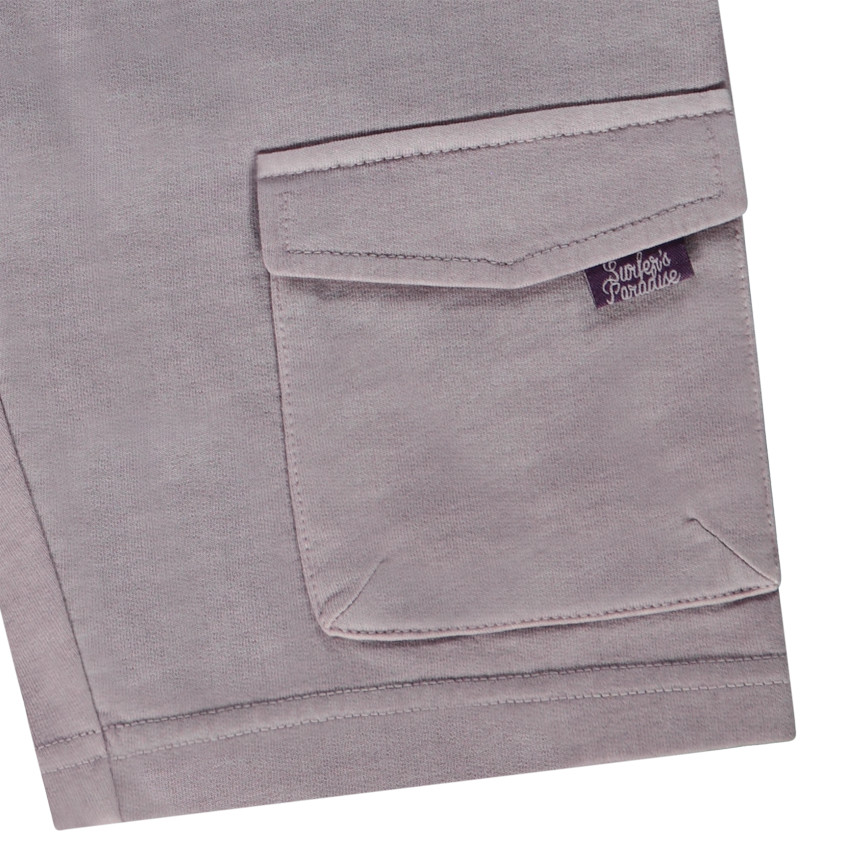 Bermuda en molleton poches à rabat pour garçon 