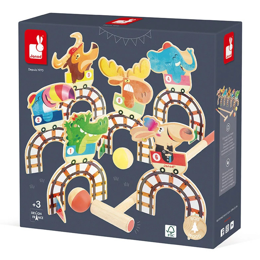 Houten Croquetspel Grand Huit Applepop 