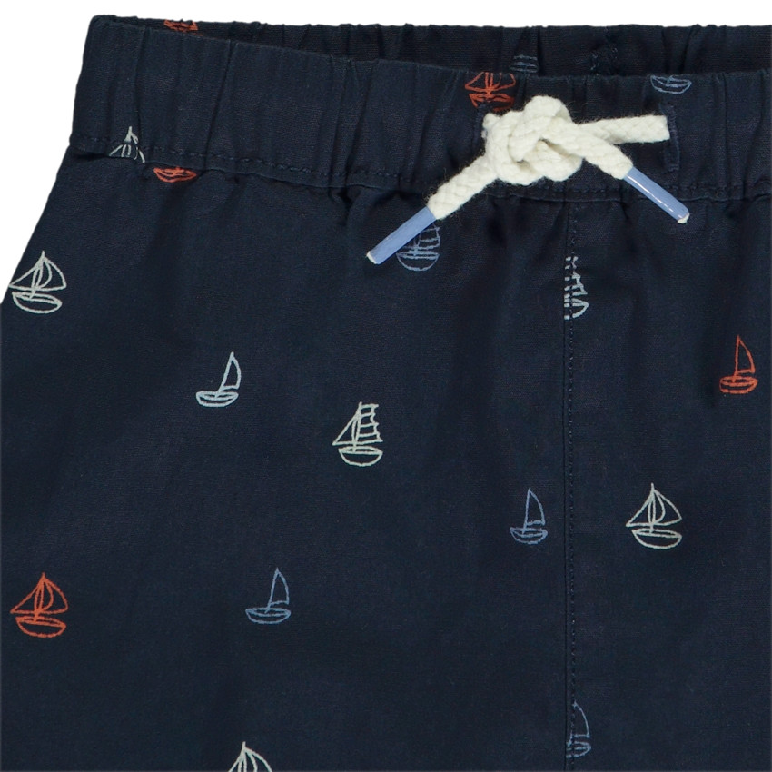 Twee-delige set met zeilpatroon voor babyjongen 