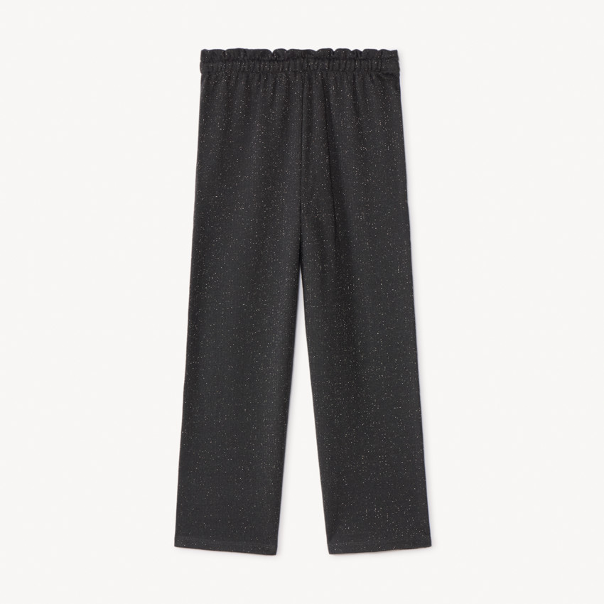 Jogging droit en molleton scintillant pour fille 