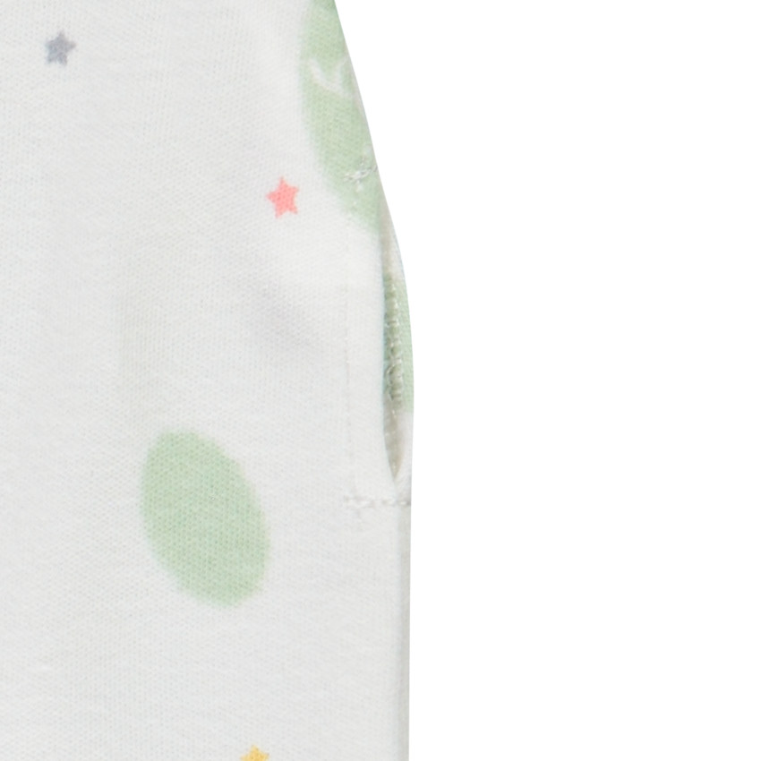 Combinaison longue en maille effet cache-coeur imprimé fantaisie pour bébé prématuré 