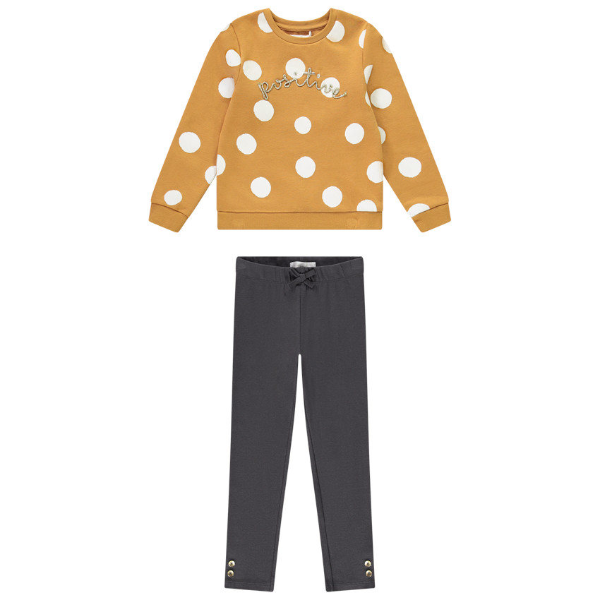 Ensemble de jogging en jersey fantaisie pour fille  