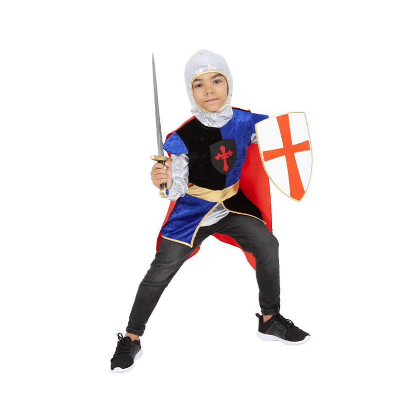 Déguisement de chevalier avec top et accessoires 5-8 ans  