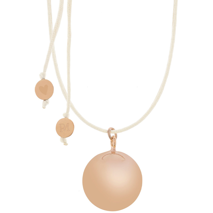 Bola collier de grossesse Sofie crème round 