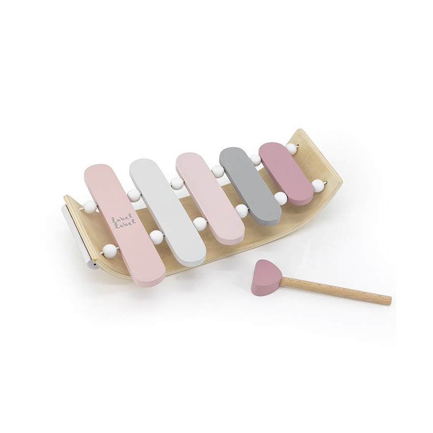 Xylophone en bois rose 