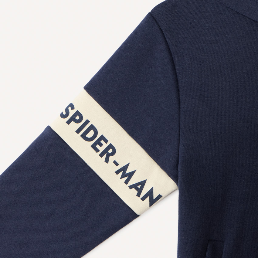Gilet garçon zippé à capuche ludique Spider-Man Marvel 