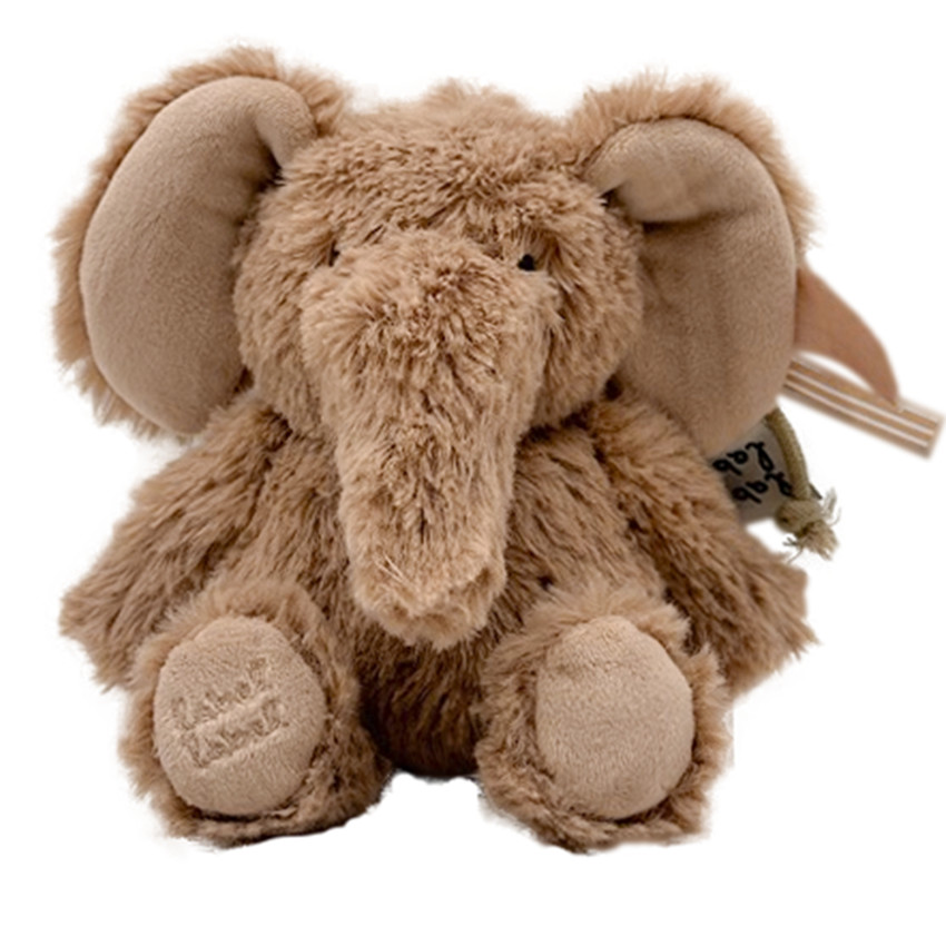 Kleine Knuffel Olifant Elly Nougat Maat S 