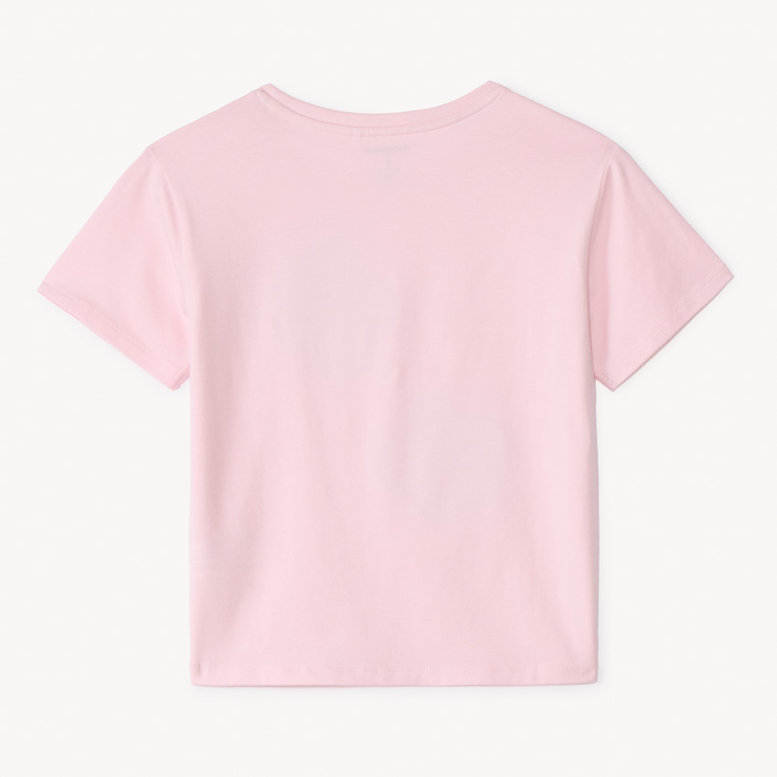 T-shirt met korte mouwen en badstof patches voor meisjes 