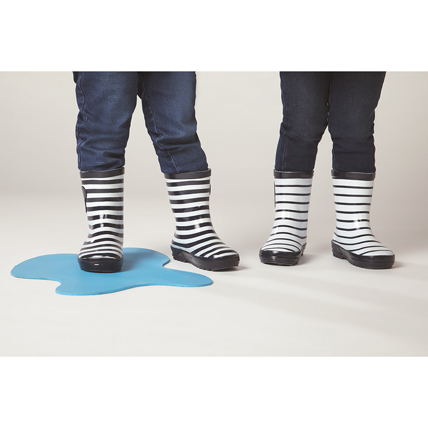 Bottes de pluie rayées Mickey Disney pour bébé garçon 
