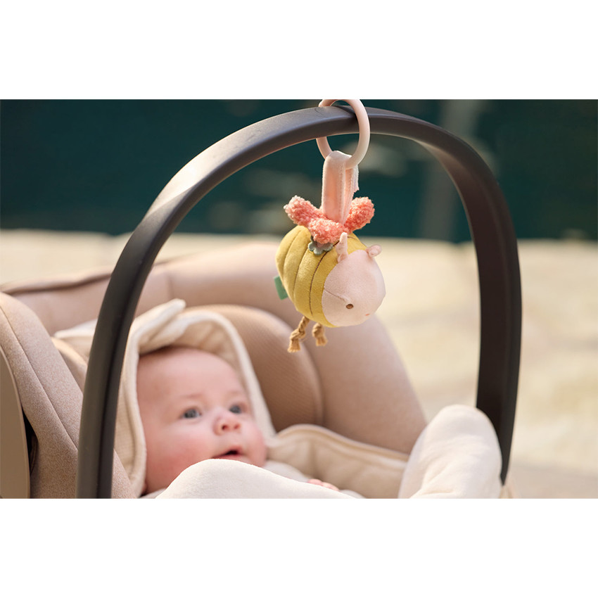 Peluche d'activité avec anneau d'attache Pretty Picnic Bee 