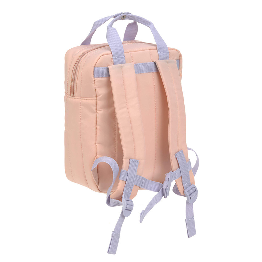 Sac à dos enfant Little Gang carré Cherry Peach 