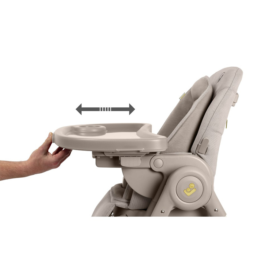 Chaise haute réglable et évolutive Minla Plus Elegance Beige 