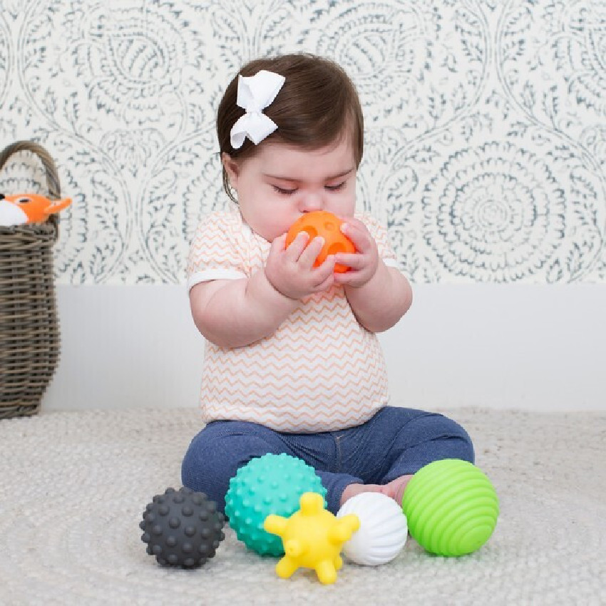 JOUET DIVERS 1er Age GR-TEXTURED MULTI BALL SET 