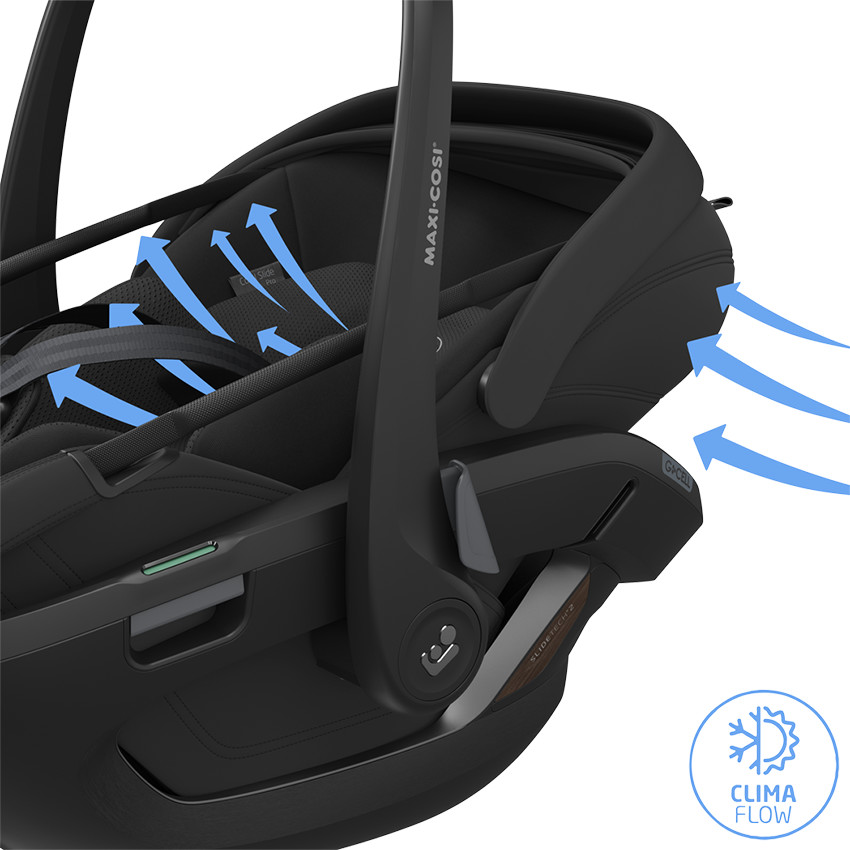 Autostoel Coral Slide Pro i-Size Black Onix 