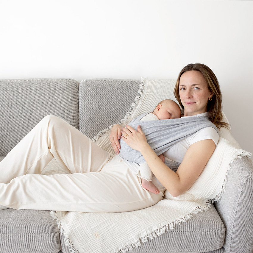 Porte bébé Echarpe Duo -T1- Mix Grey 