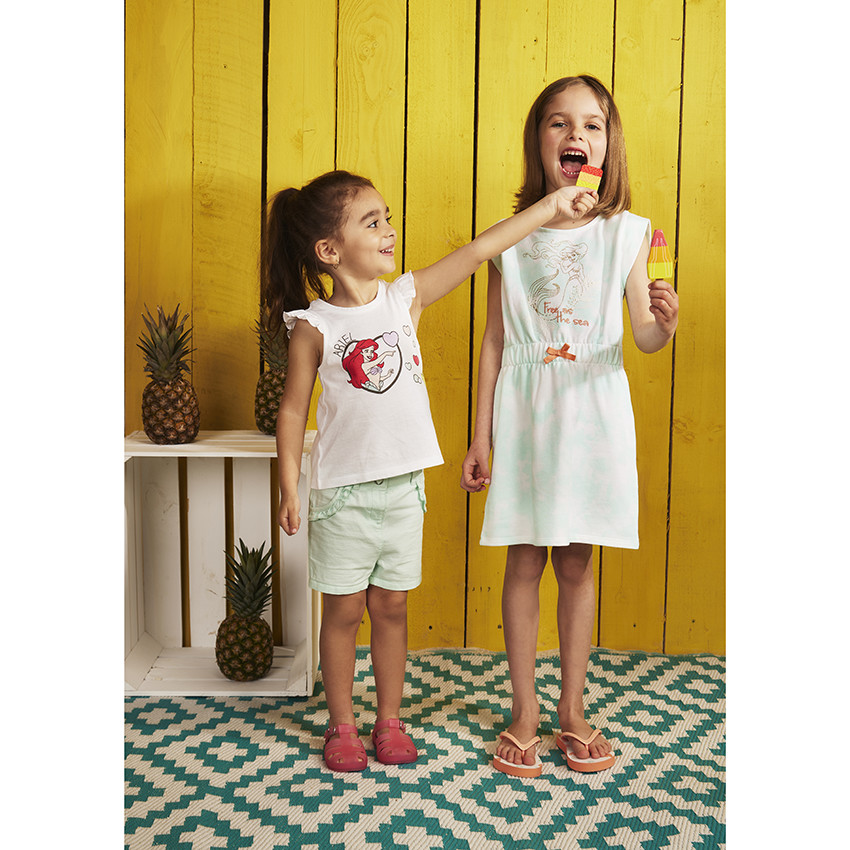 Fleece jurk met print van Ariel Disney voor meisjes 