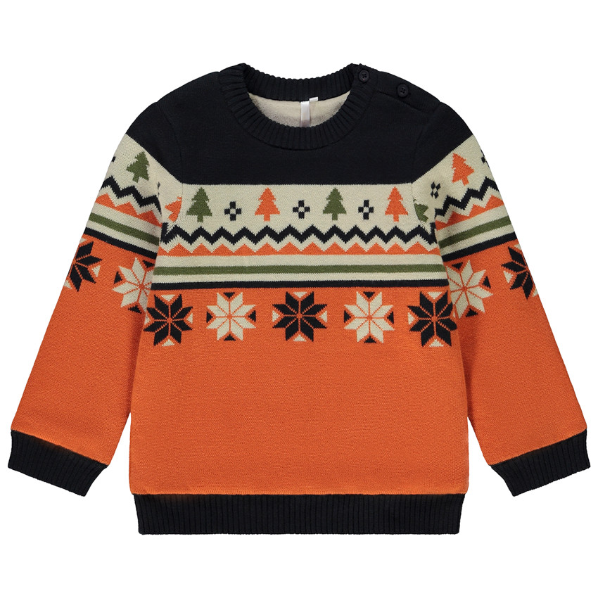 Trui met fantasieprint voor babyjongen 