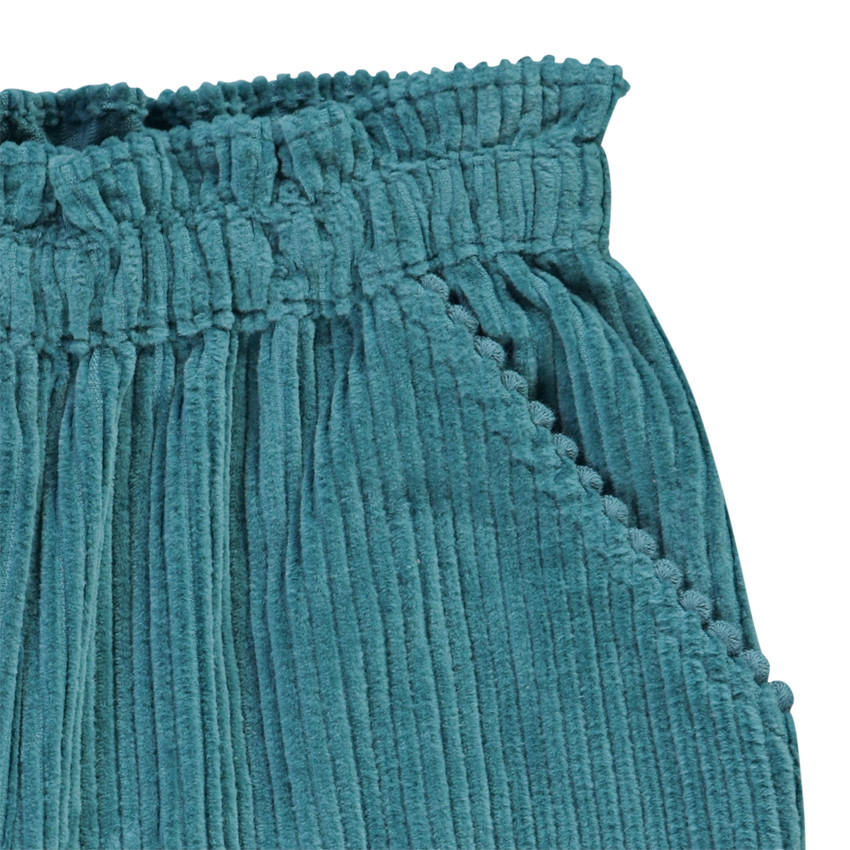 Pantalon large en velours côtelé pour fille  